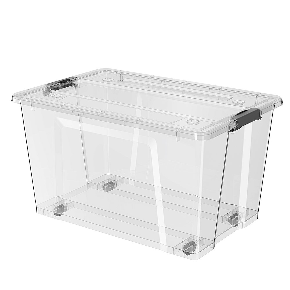Eco-Friendly home use wholesale plastic storage boxes with lid