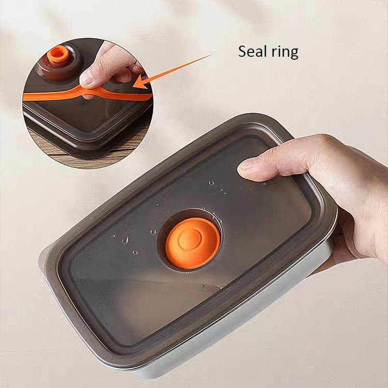 Camping Refrigerator 304 Stainless Steel Sealed Crisper Boxes Set Air Tight Food Storage Containers with Lid
