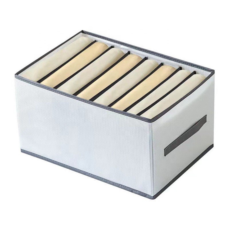Clothes storage box Household clothes and pants storage box Wardrobe organizer divider storage box foldable