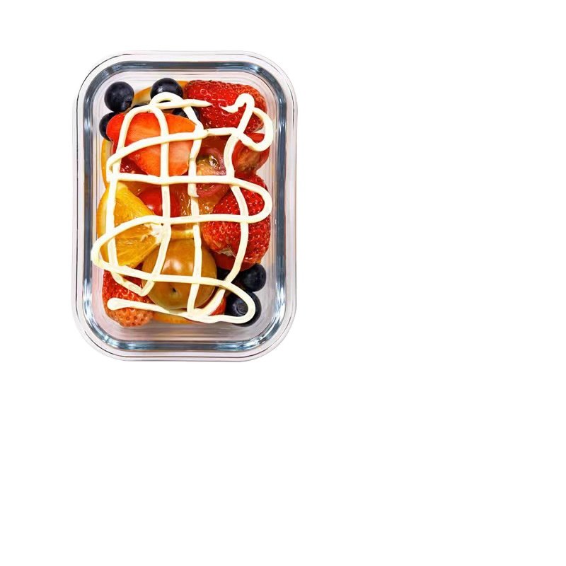 Portable Glass Food Storage Containers School Dinnerware Lunchbox Kitchen Storage Box Lunch Boxes With Lid For Children Kids