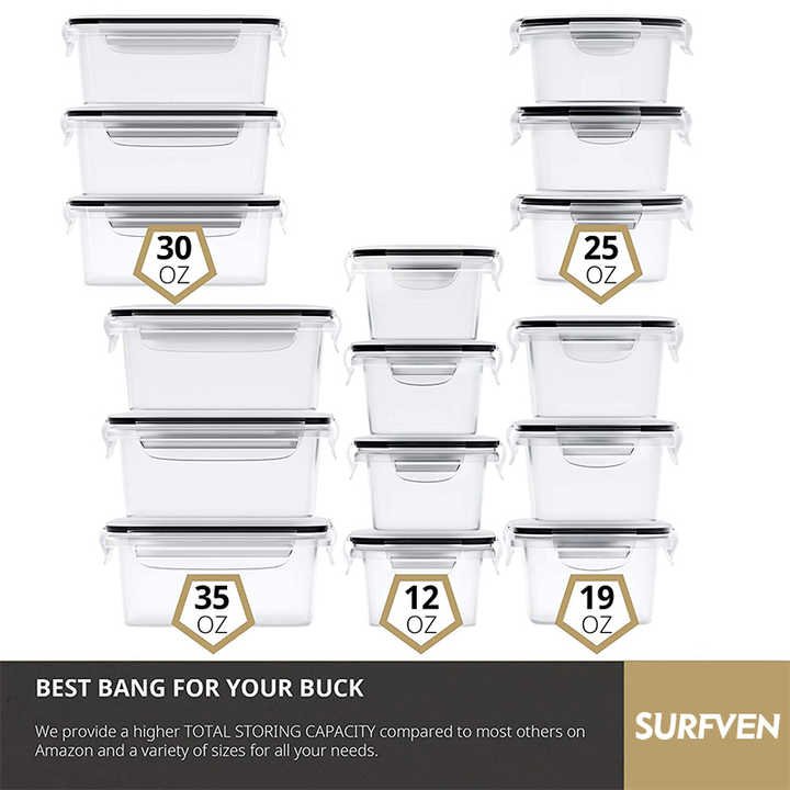 Plastic Containers Microwave Freezer Safe Storage Food Container With Lid