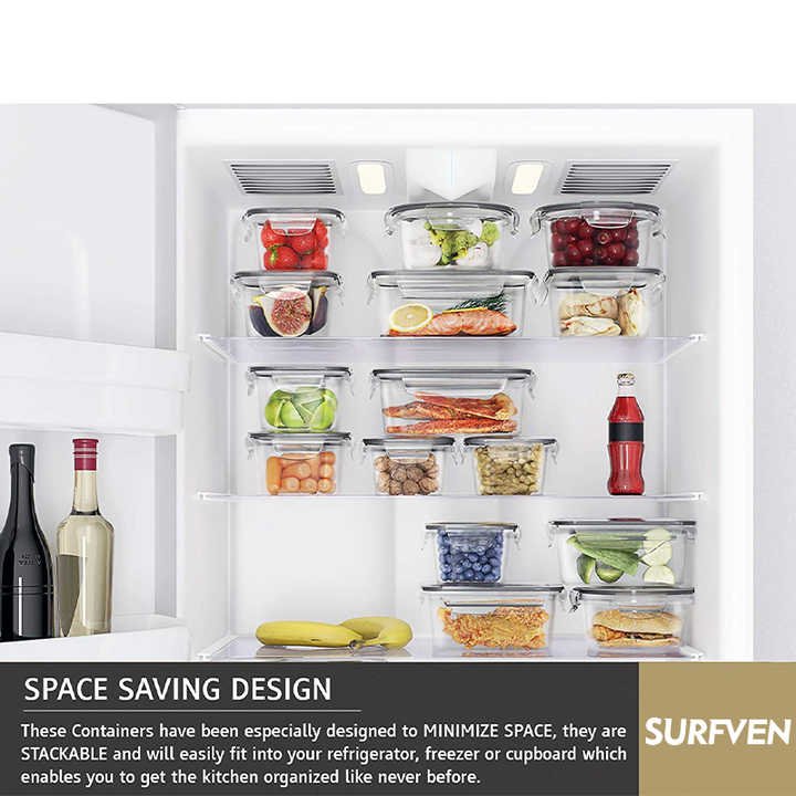Plastic Containers Microwave Freezer Safe Storage Food Container With Lid