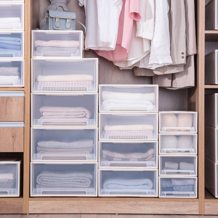 Drawer clothes storage box wardrobe toys storage boxes bins