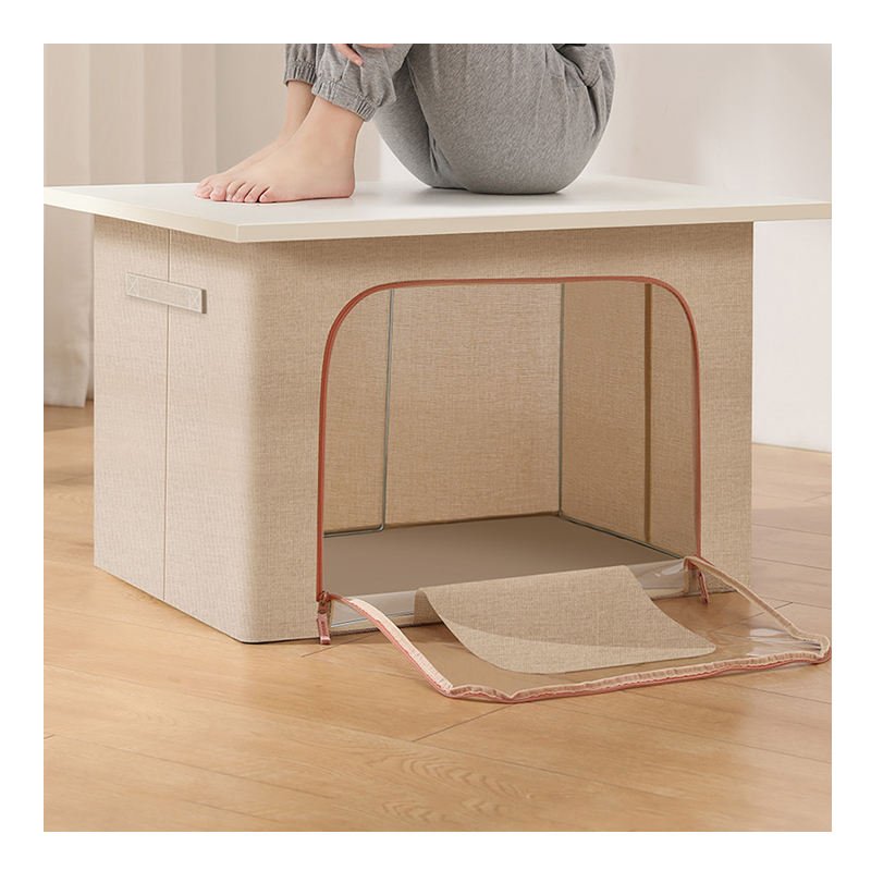 Waterproof fabric storage box for cloth cloths storage box folding oxford cloth steel frame storage box