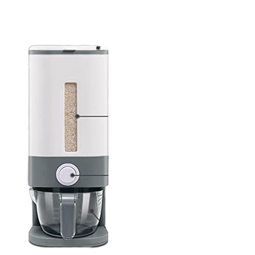 Plastic Kitchen Big Automatic Rice Bucket Dry Food Cereal Rice And Grain Dispenser 10kg Storage Box Container