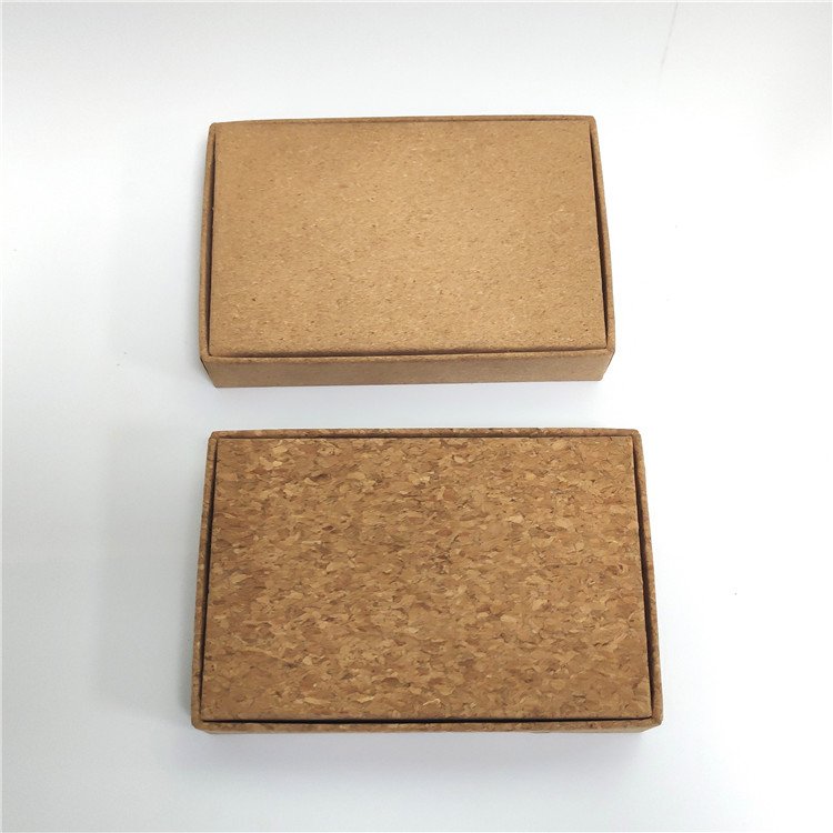 Custom Natural Cork Box High Quality Gift Box Handmade cardboard storage box with lids
