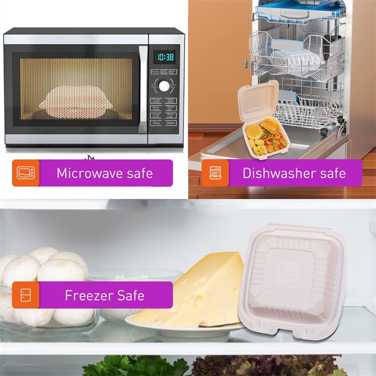 Reusable Square Disposable Plastic Food Tray Fresh Meat Fruit Beef Frozen Pp Fast Food Packing Tray Stackable Bento Box