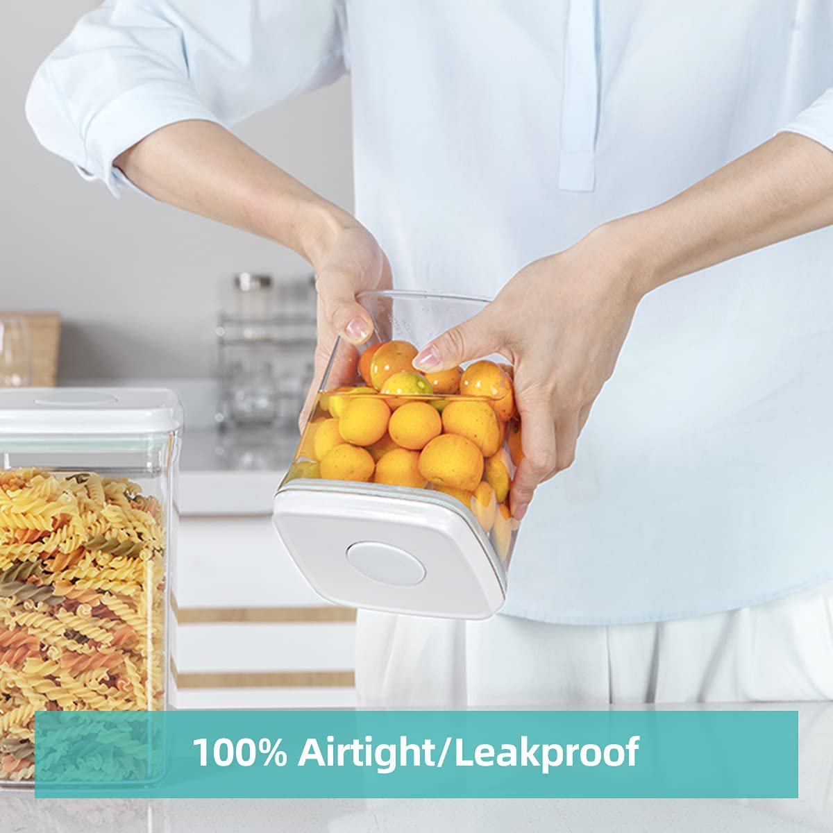Popular Food Storage Containers Modern Style Good Price Candy Dry Food Airtight Plastic Storage Containers for Kitchen