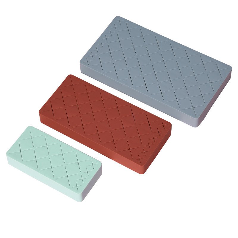 8/18/28 Grid Silicone Lipstick Storage Box Cosmetic Makeup Brush Holder Organizer Rack Nail Polish Storage Rack