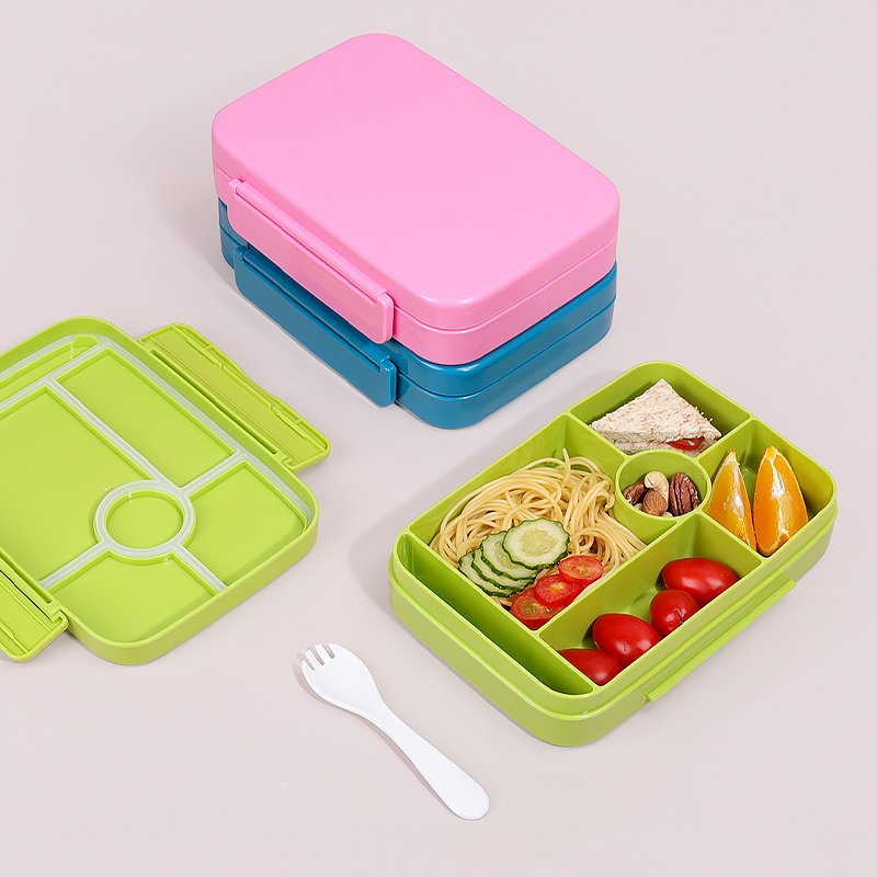 New Products factory custom Microwave Reusable Lunch Box Eco-Friendly Bpa Free Food Storage Silicone Bento Lunch Box For Kids