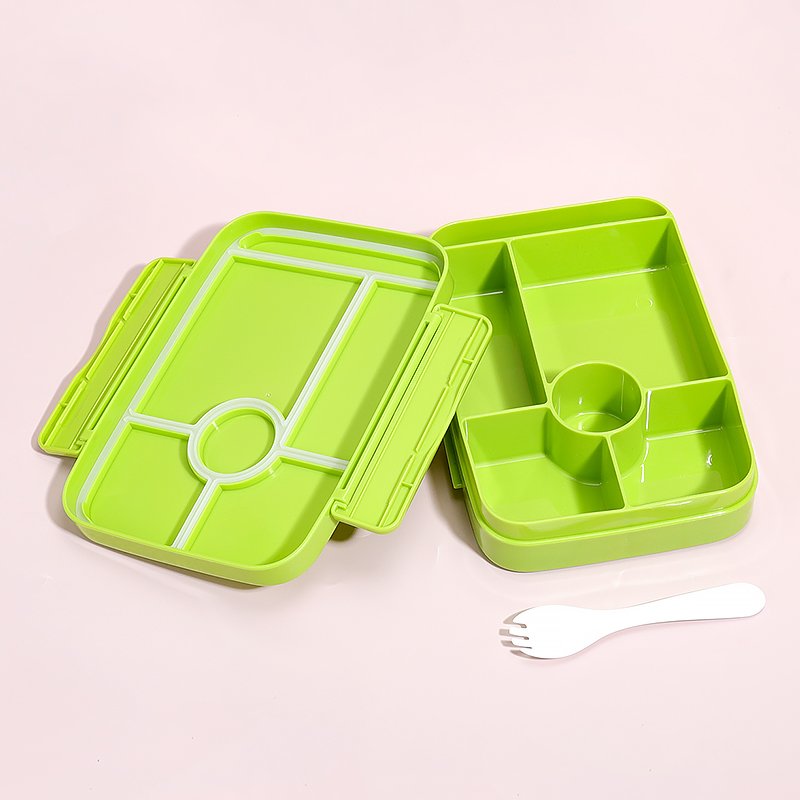 New Products factory custom Microwave Reusable Lunch Box Eco-Friendly Bpa Free Food Storage Silicone Bento Lunch Box For Kids
