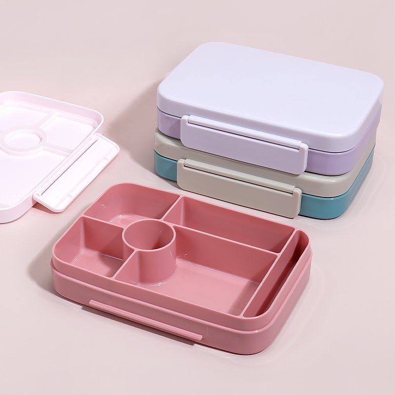 New Products factory custom Microwave Reusable Lunch Box Eco-Friendly Bpa Free Food Storage Silicone Bento Lunch Box For Kids