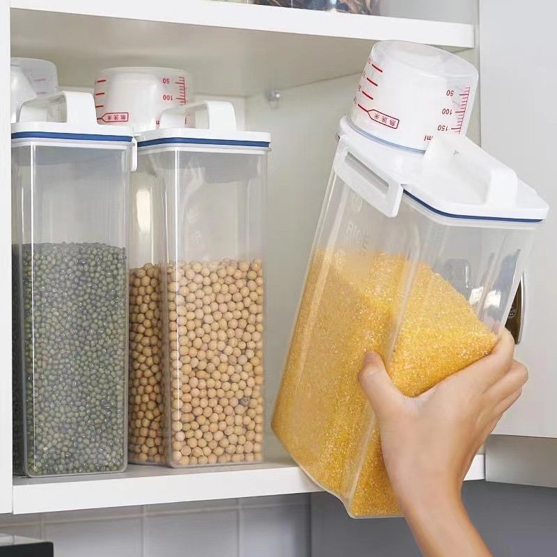Kitchen Organizers seal moisture-proof preservation storage box transparent plastic food storage container