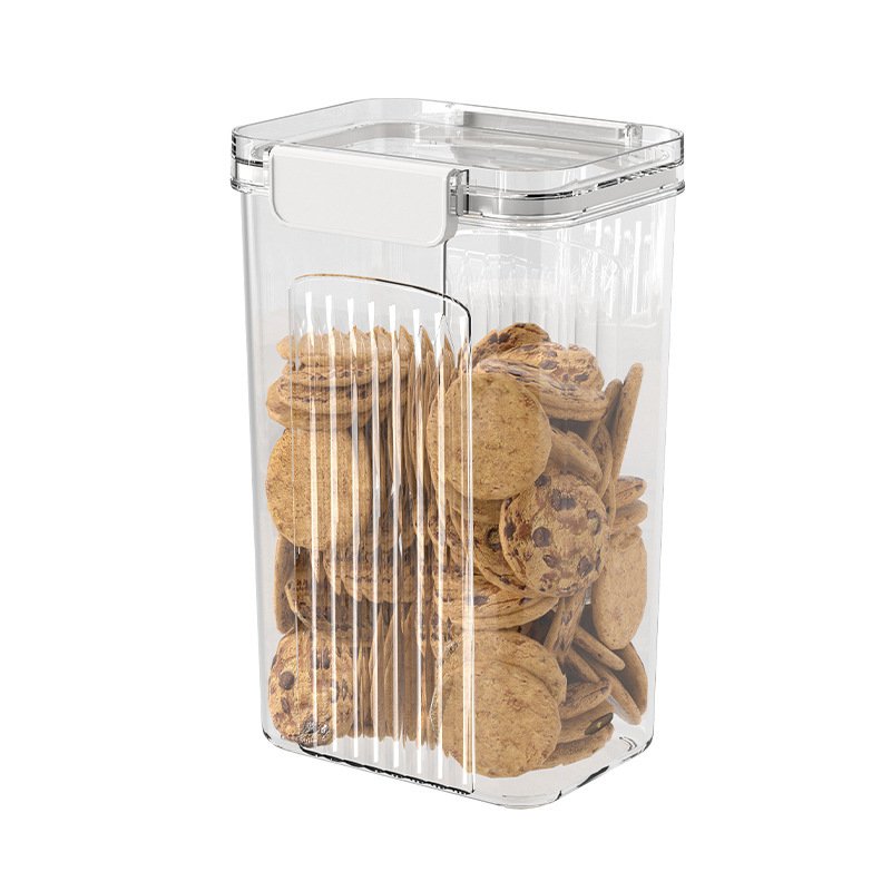Japanese Household Sealed Tank Kitchen Grain Dry Goods Storage Tank Moisture-Proof Square Grain Tank Pet Storage Box