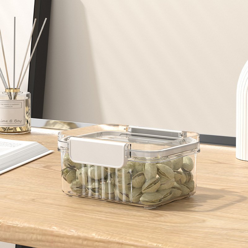 Japanese Household Sealed Tank Kitchen Grain Dry Goods Storage Tank Moisture-Proof Square Grain Tank Pet Storage Box