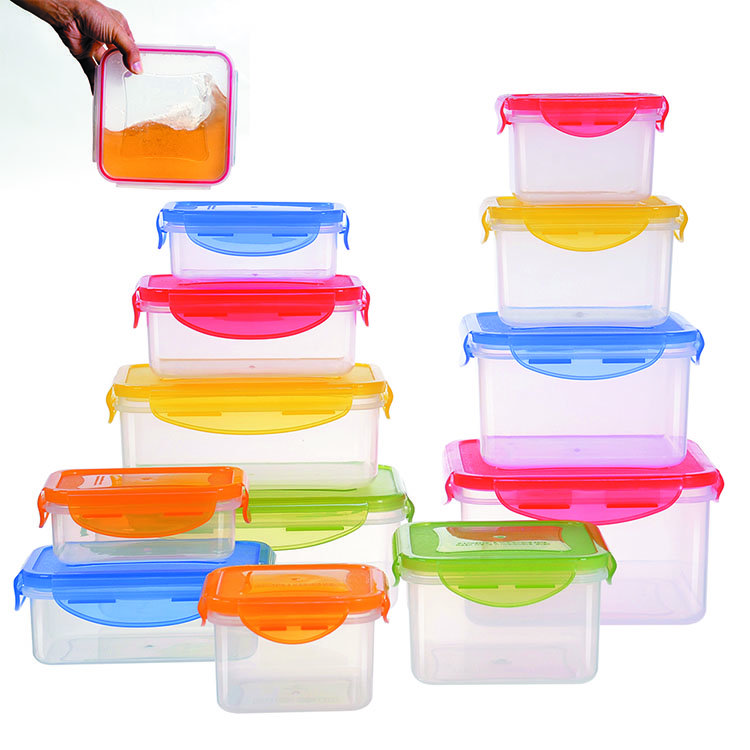 24pcs Food Storage Containers Set - Different Capacity Meal Prep Container - Lunch Box with Lids - BPA Free