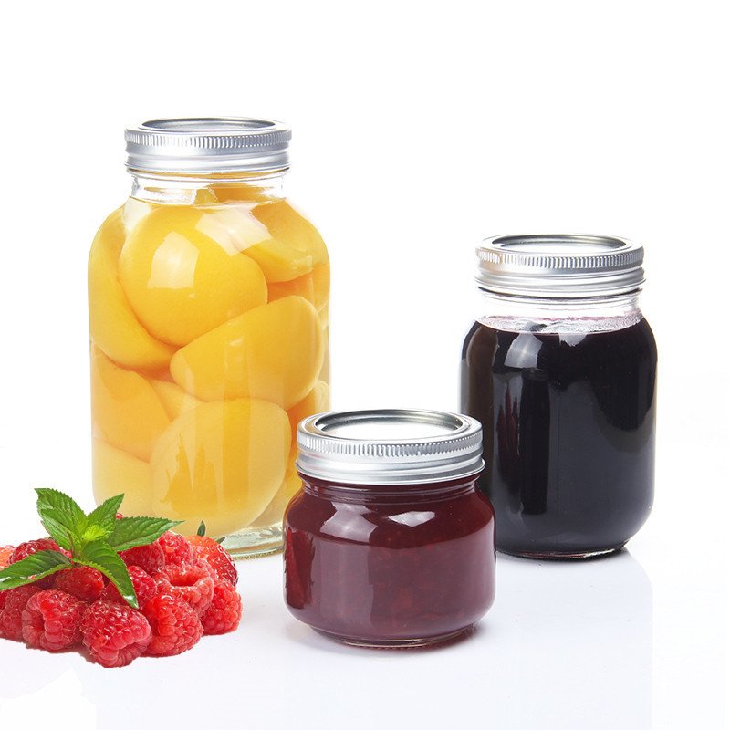 4/6/10/16/32-Ounces Wide/Regular Mouth Mason Jars with Lids and Bands or One Piece Lid Available