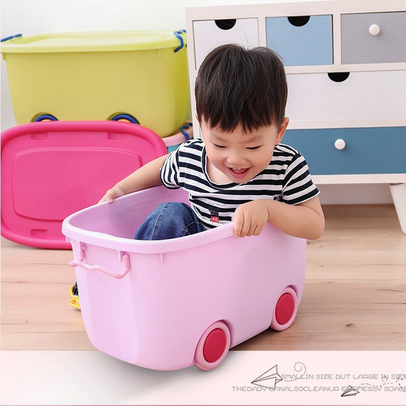 IMODE Children's toy storage box plastic storage basket large baby finishing box clothes storage box