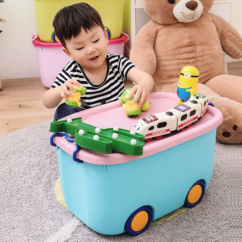 IMODE Children's toy storage box plastic storage basket large baby finishing box clothes storage box