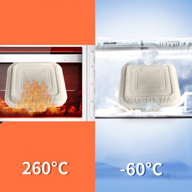 Hot Selling Disposable Plastic Food Lunch Boxes Take Out Microwave Stackable Square Food Serving Tray With Lid