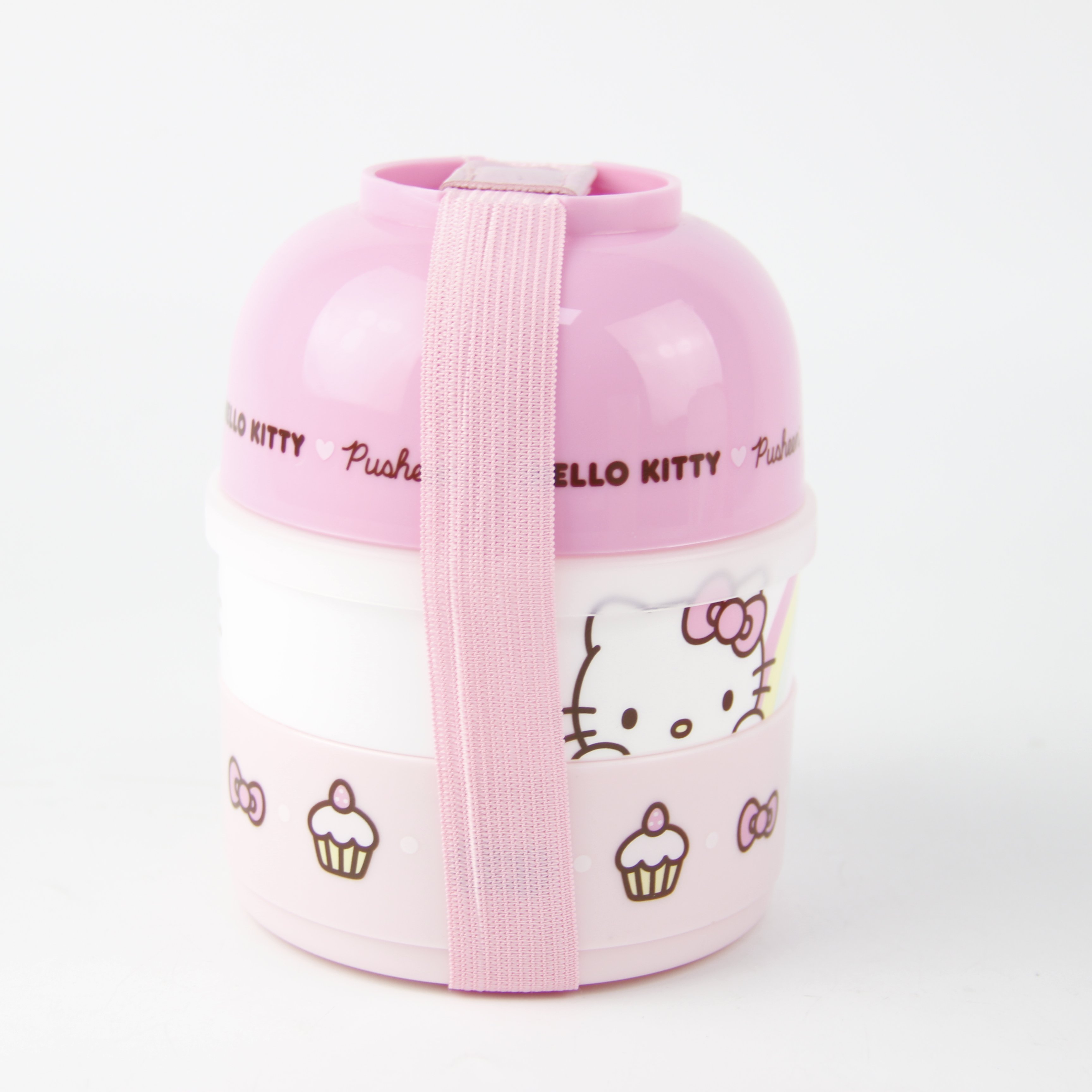 Japanese Dolls Bento Box Food Grade Plastic Children's Lunch Box 2 Layers with Bowl