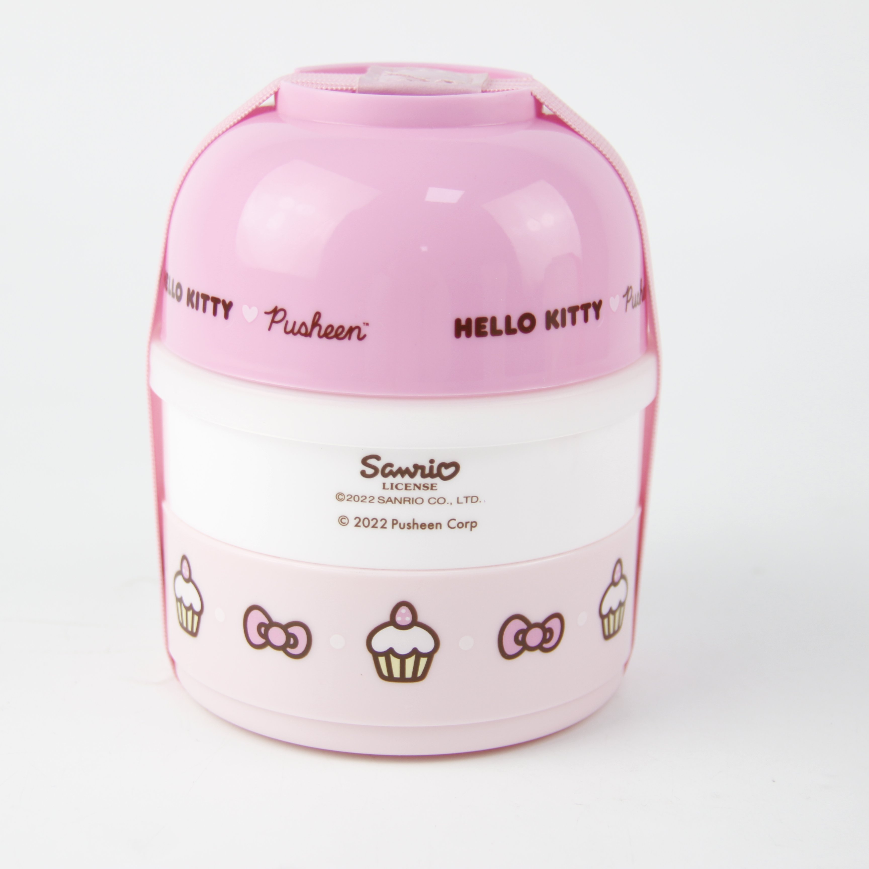 Japanese Dolls Bento Box Food Grade Plastic Children's Lunch Box 2 Layers with Bowl