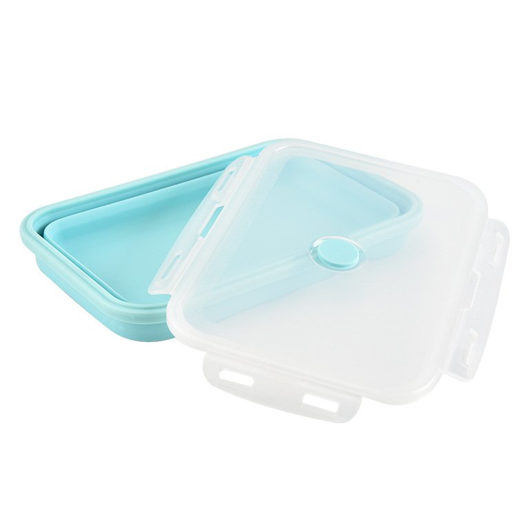 Collapsible Containers Silicone Folding Food Storage Kitchen Silicone Lunch Box