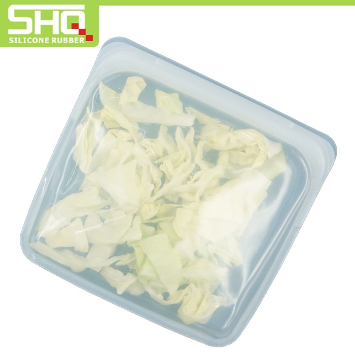 1000ml Food Grade Preservation Silicone Storage Bag Portable Eco Friendly Reusable Silicone freshness preservation Bag