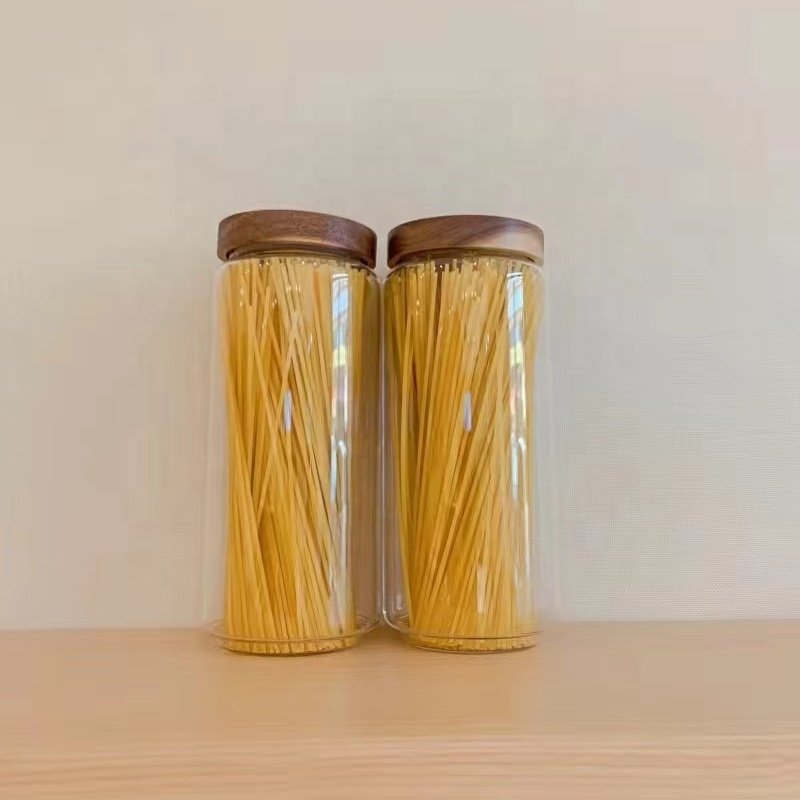 Custom 8 oz 16 oz 32 oz Clear Wide Mouth Glass Mason Jar with Lids Modern Design Styles Cover Empty Canning Food Storage Condit