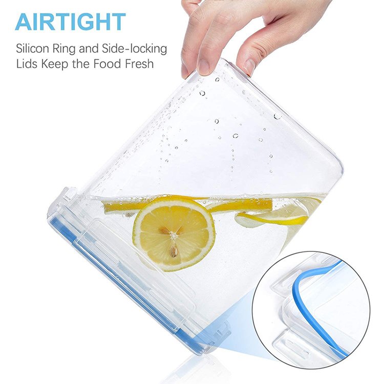 Eco-friendly food storage container set lids cereal storage container pantry airtight food container