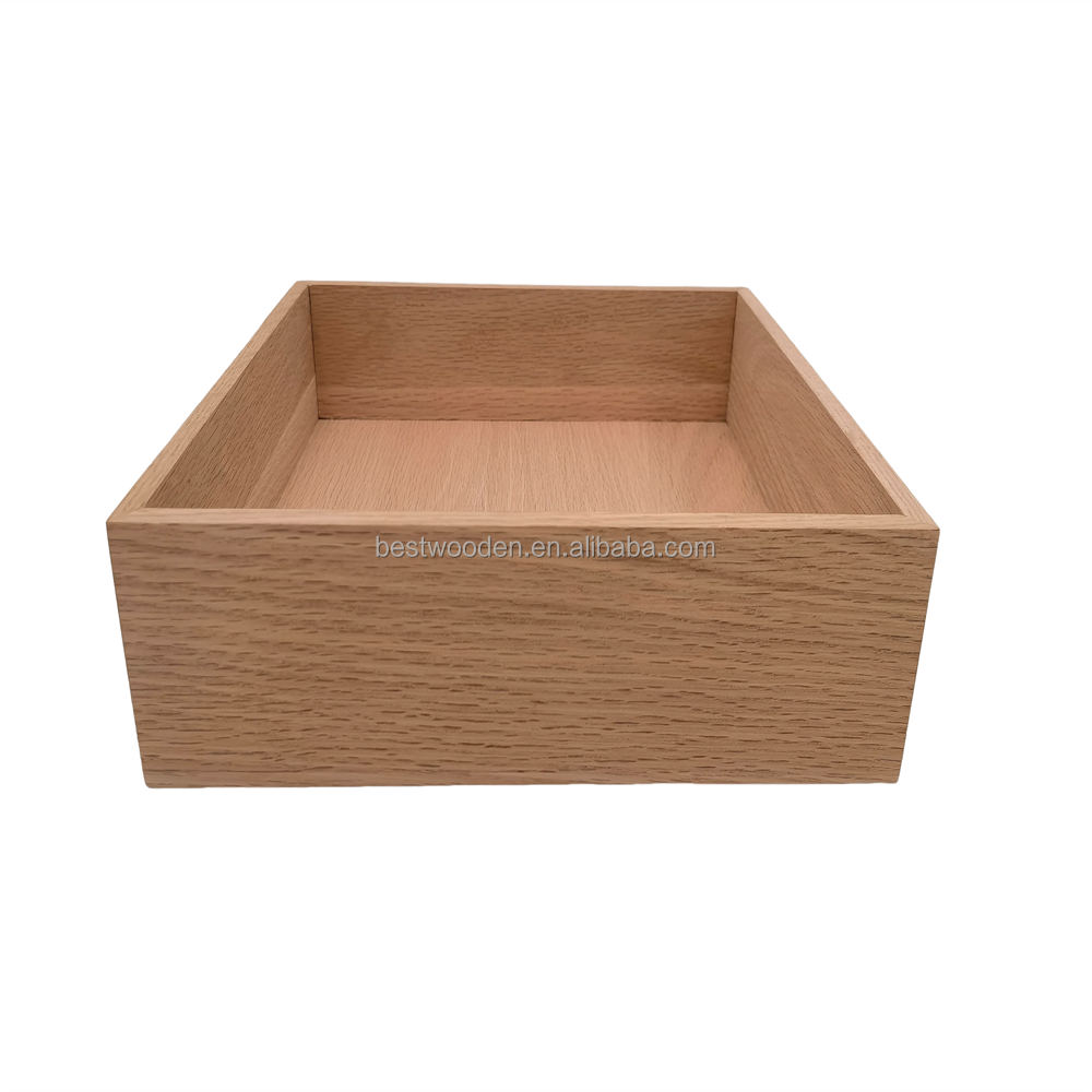 Factory Wholesale Customized Oem Odm Handmade Multifunctional Solid Oak Wood Storage Box