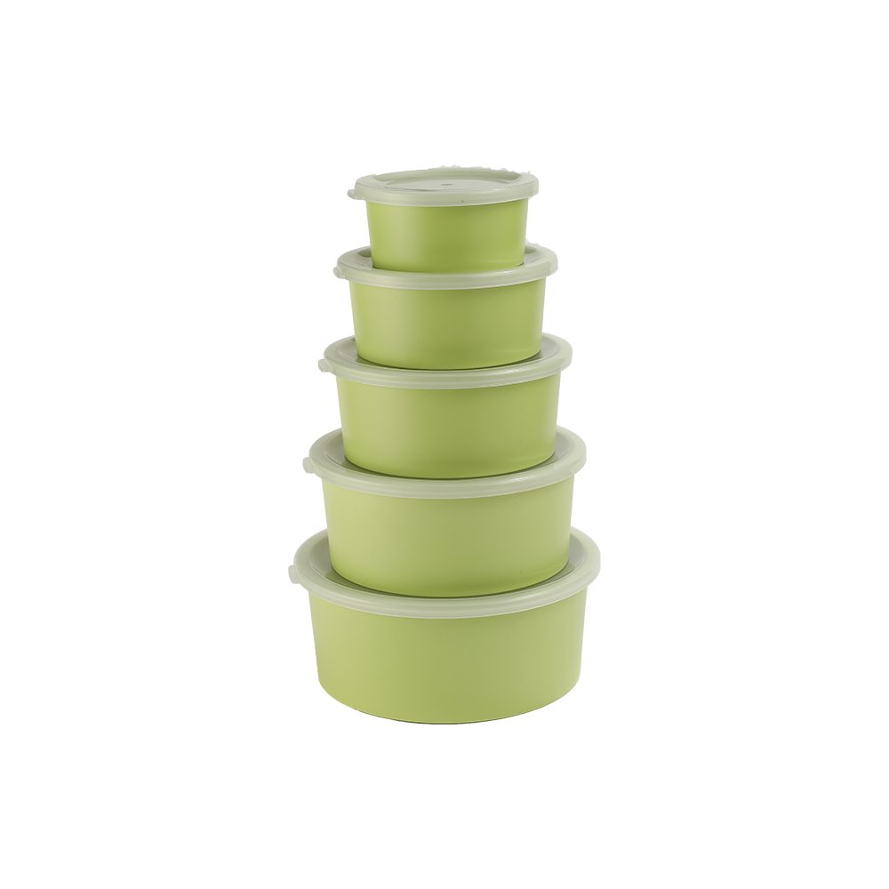 Recycled Plastic RPET Custom Lunch Box Kids Food Container LunchBox Round Food Container Microwave Safe
