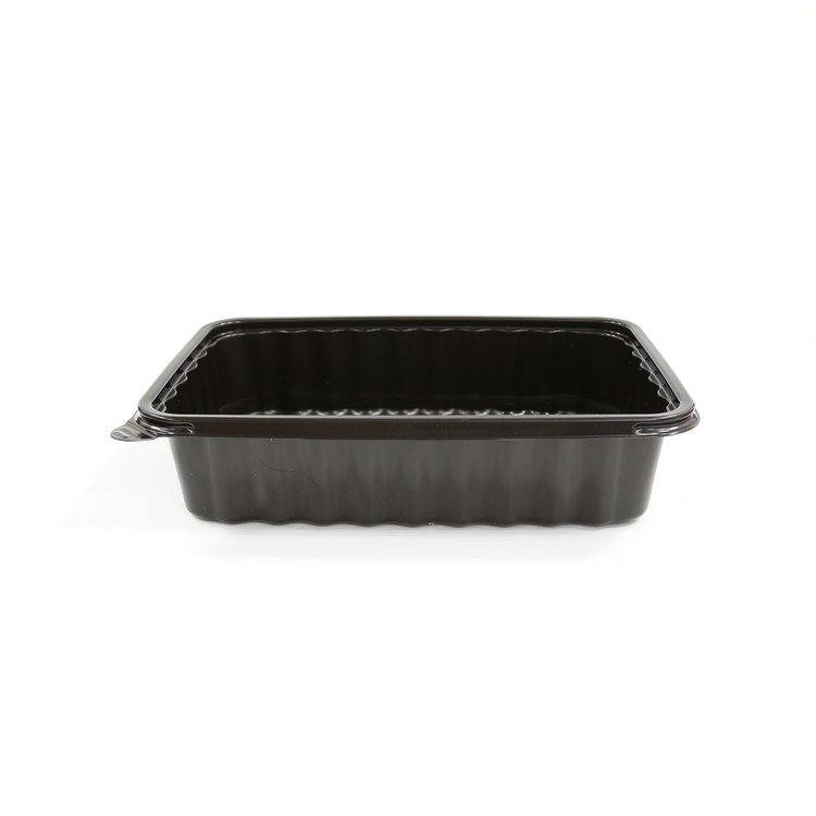 PP Plastic Disposable Rectangular Food Container Wave Pattern Hot Cold Food 200 Sets/Ctn Free Sample Singapore Lunch Recyclable
