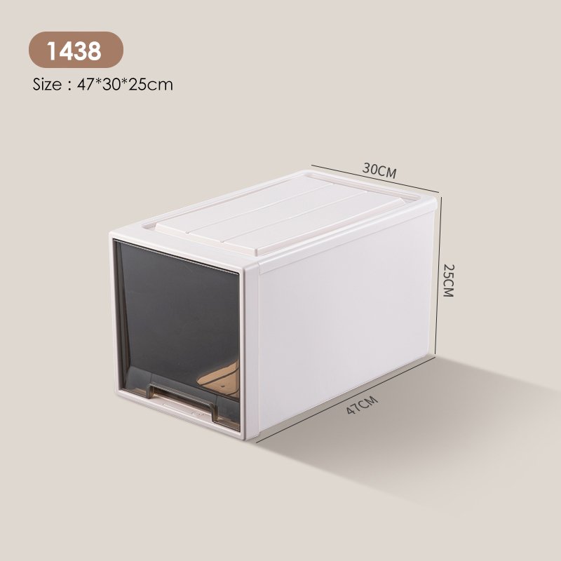 Own Factory Wholesale PP HIPS Material Storage Box with Superior Quality Stackable Drawer Container