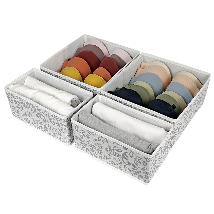 Non-Woven Underwear Storage Box Socks Bra And Panties Finishing Box
