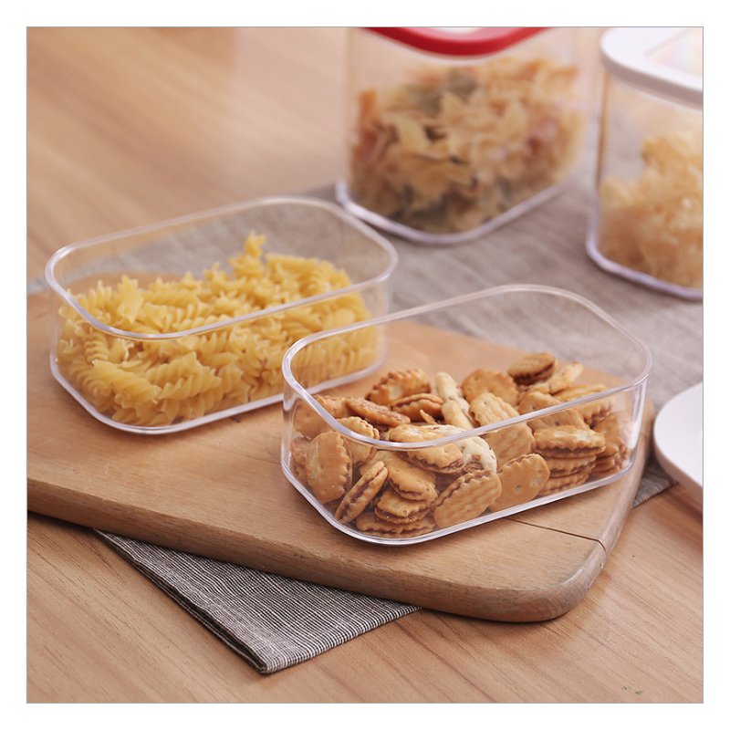 High quality Airtight transparency storage box Kitchen Food Storage Containers skylight jar Keep Fresh containers
