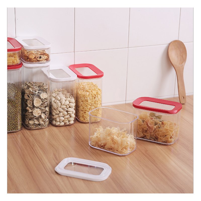 High quality Airtight transparency storage box Kitchen Food Storage Containers skylight jar Keep Fresh containers