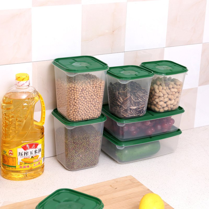 Factory Wholesale fridge 17 pieces plastic home airtight food storage container set