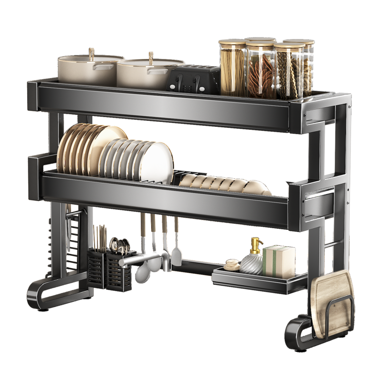 High Quality Kitchen Sink Dish Drying Rack Multipurpose Sink Shelf Storage Dish Rack