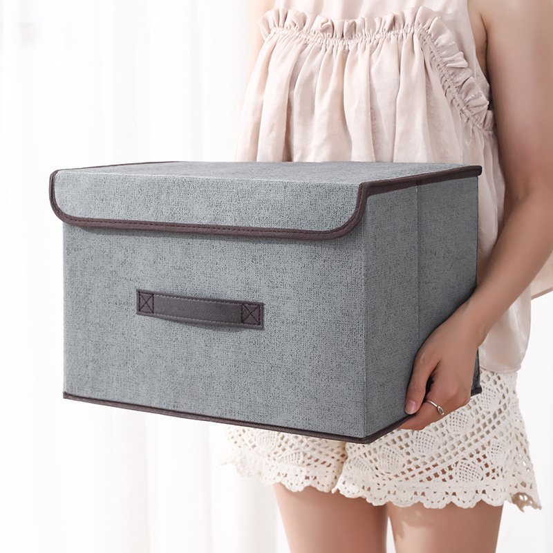 Hot Sale Fabric Folding Foldable Toy Storage Boxes Bins For Laundry Storage Basket Toys Clothes