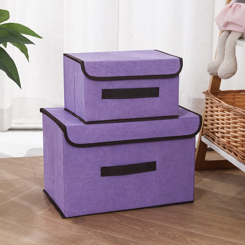 Hot Sale Fabric Folding Foldable Toy Storage Boxes Bins For Laundry Storage Basket Toys Clothes