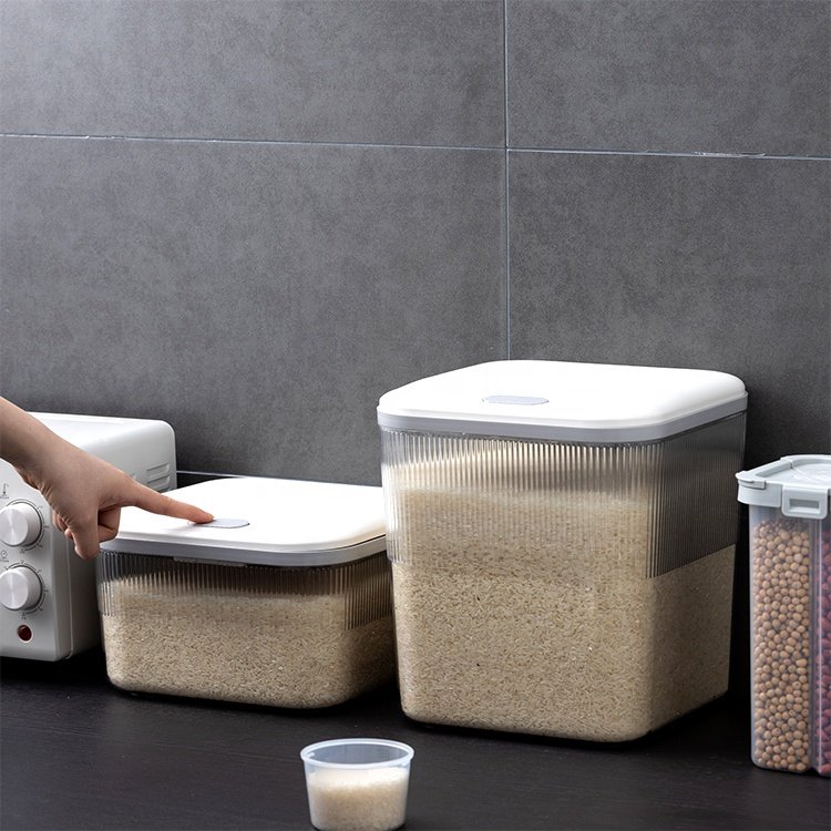 Kitchen Large Capacity Food Container Rice Storage Box Rice Storage Container Grain Dispenser Kitchen