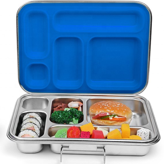 Oumego Leakproof Airtight Food Storage 2 5 Compart Stainless Steel Metal Tiffin Glass Meal Prep Containers Lunch Bento Boxes