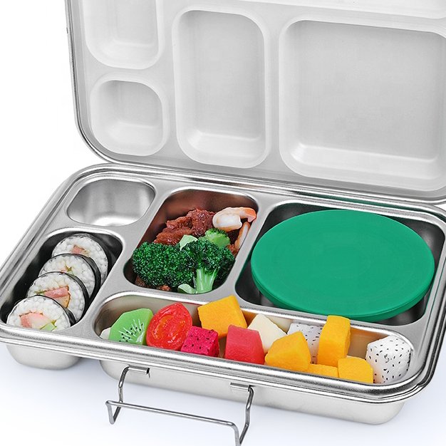 Oumego Leakproof Airtight Food Storage 2 5 Compart Stainless Steel Metal Tiffin Glass Meal Prep Containers Lunch Bento Boxes