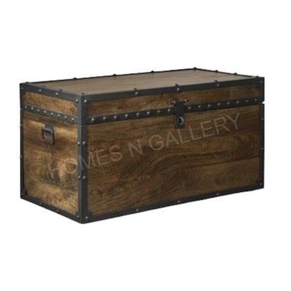 Latest Top Selling Beautiful Design Natural Wooden Storage Box And Trunk With Customized Finishing At Cheap Price Made In India