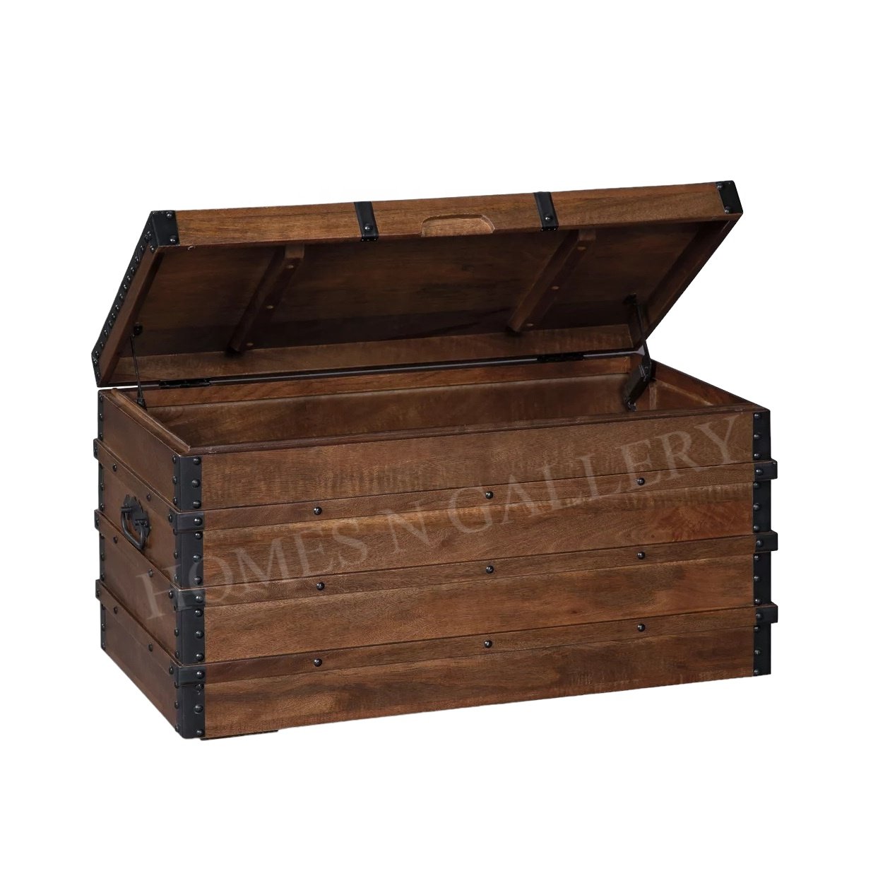 Latest Top Selling Beautiful Design Natural Wooden Storage Box And Trunk With Customized Finishing At Cheap Price Made In India
