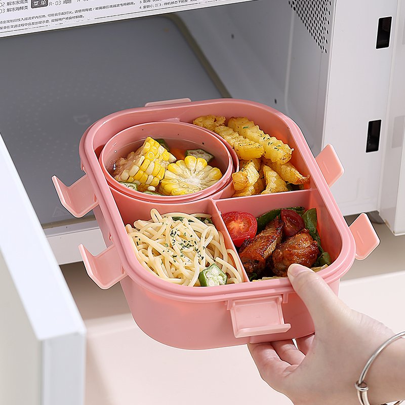 High Quality Plastic Bento Food Storage Container PP Microwave Lunch Box