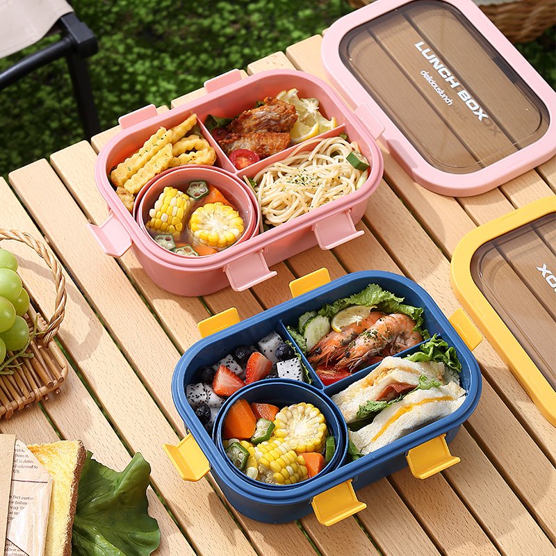 High Quality Plastic Bento Food Storage Container PP Microwave Lunch Box
