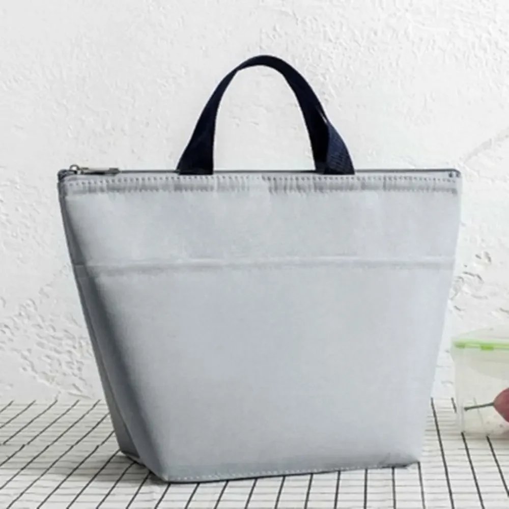 New Waterproof Oxford Lunch Bag Pouch Thickened Handbag Picnic Bag Women Kids Convenient Lunch Box Tote School Food Storage Bags