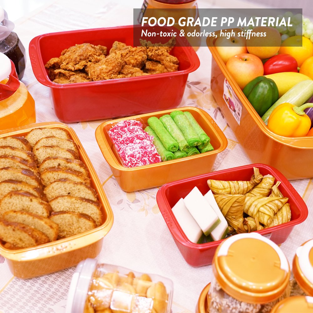 Elianware High Quality Multi-Usage Storage Box Plastic Sundries Home Usage Storage Basket Food Storage Organizer